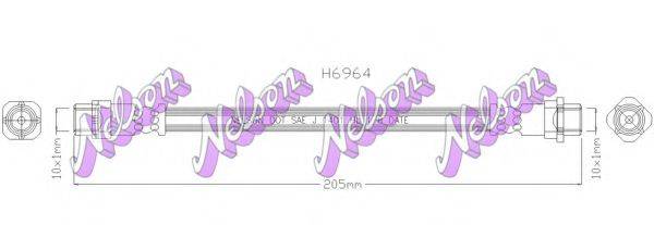 BROVEX-NELSON H6964 Гальмівний шланг