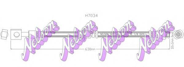 BROVEX-NELSON H7034 Гальмівний шланг