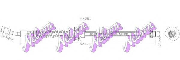 BROVEX-NELSON H7081 Гальмівний шланг