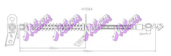 BROVEX-NELSON H7284 Гальмівний шланг