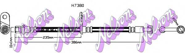 BROVEX-NELSON H7380 Гальмівний шланг