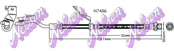 BROVEX-NELSON H7406 Гальмівний шланг