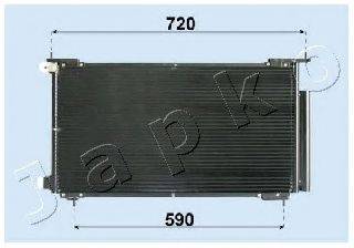 JAPKO CND193013 Конденсатор, кондиціонер