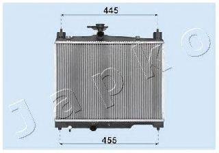 JAPKO RDA153041 Радіатор, охолодження двигуна