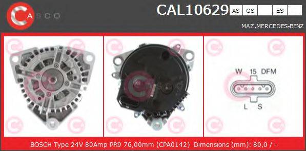 CASCO CAL10629AS Генератор