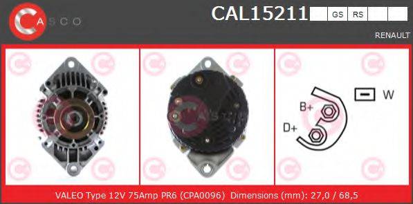 CASCO CAL15211GS Генератор