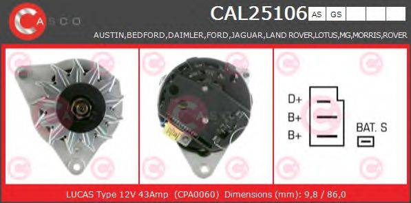 CASCO CAL25106GS Генератор