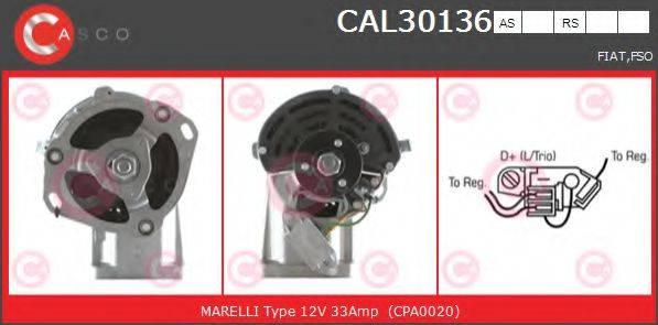 CASCO CAL30136AS Генератор