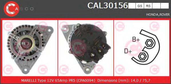 CASCO CAL30156RS Генератор