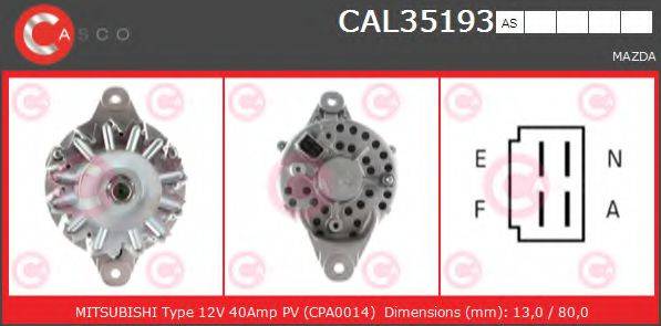 CASCO CAL35193AS Генератор