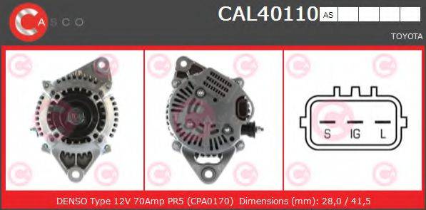 CASCO CAL40110AS Генератор