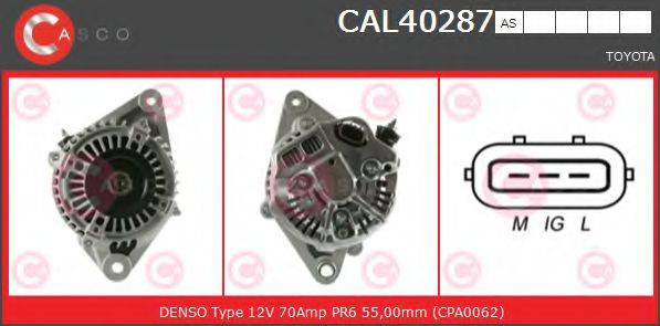 CASCO CAL40287AS Генератор