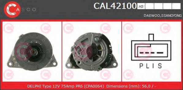 CASCO CAL42100AS Генератор