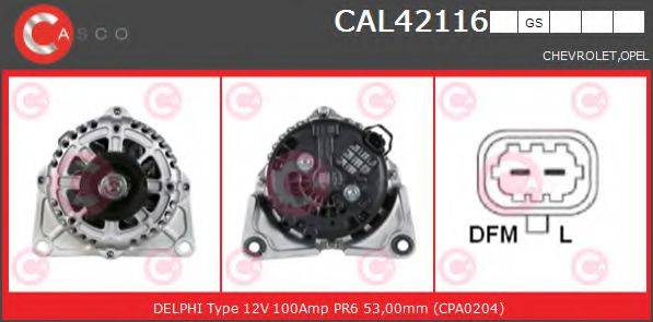 CASCO CAL42116GS Генератор