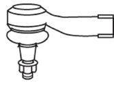 FRAP 4830 Наконечник поперечної кермової тяги