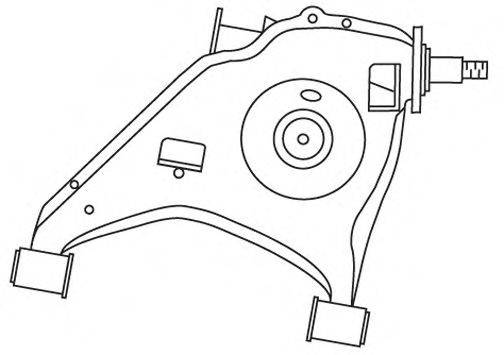 FRAP 2452 Важіль незалежної підвіски колеса, підвіска колеса