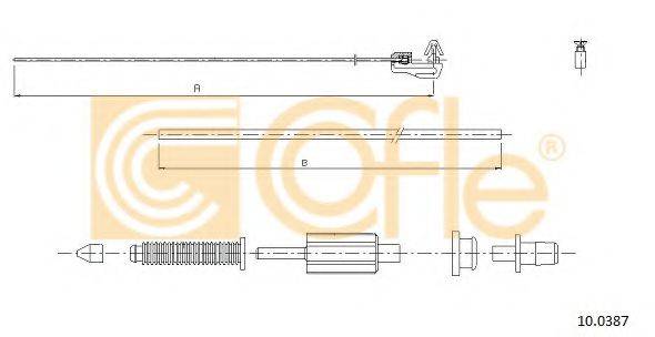 COFLE 100387 Тросик газу