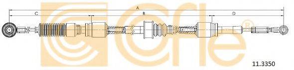COFLE 113350 Трос, ступінчаста коробка передач