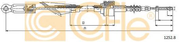 COFLE 12528 Трос, управління зчепленням