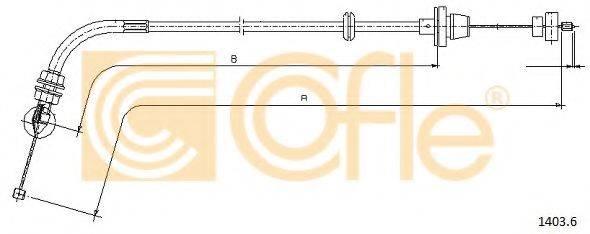 COFLE 14036 Тросик газу