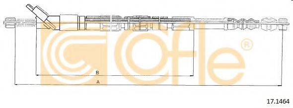 COFLE 171464 Трос, стоянкова гальмівна система