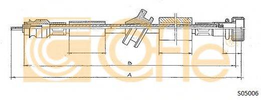 COFLE S05006 Трос спідометра