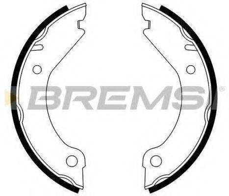 BREMSI GF0603 Комплект гальмівних колодок, стоянкова гальмівна система