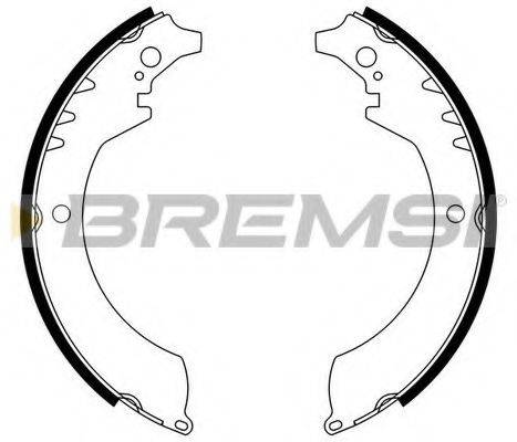 BREMSI GF0679 Комплект гальмівних колодок