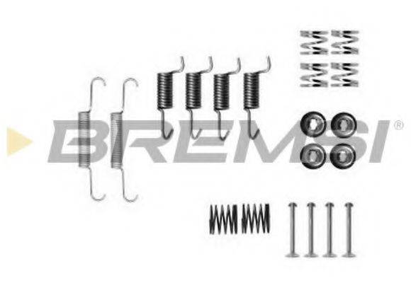 BREMSI SK0006 Комплектуючі, гальмівна колодка