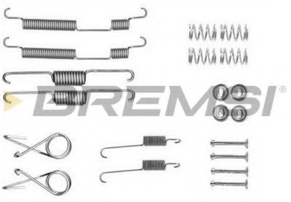 BREMSI SK0022 Комплектуючі, гальмівна колодка