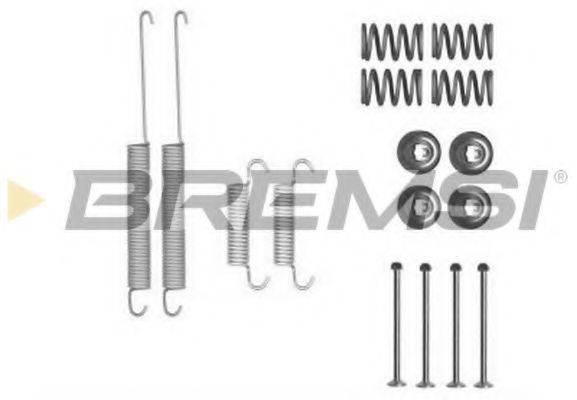 BREMSI SK0026 Комплектуючі, гальмівна колодка