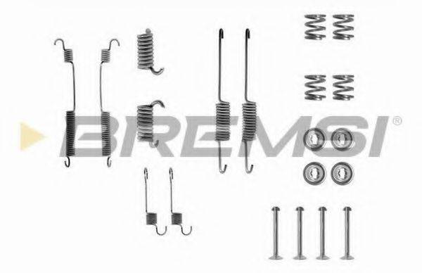 BREMSI SK0599 Комплектуючі, гальмівна колодка