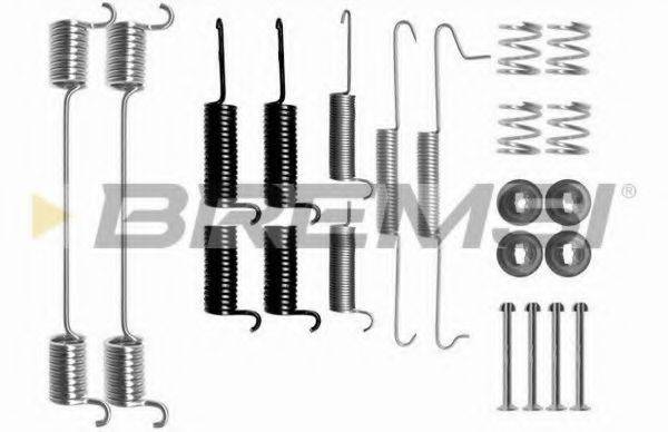 BREMSI SK0648 Комплектуючі, гальмівна колодка