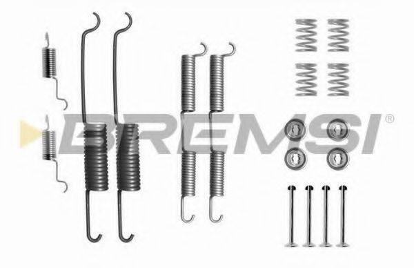 BREMSI SK0727 Комплектуючі, гальмівна колодка