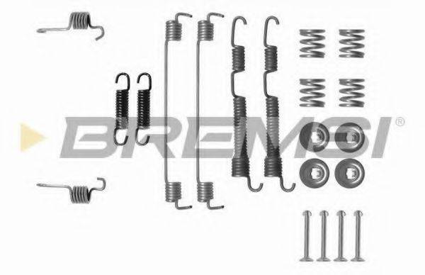 BREMSI SK0785 Комплектуючі, гальмівна колодка