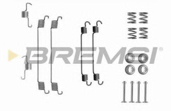 BREMSI SK0820 Комплектуючі, гальмівна колодка