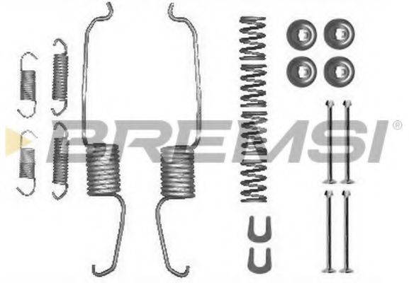 BREMSI SK0853 Комплектуючі, гальмівна колодка