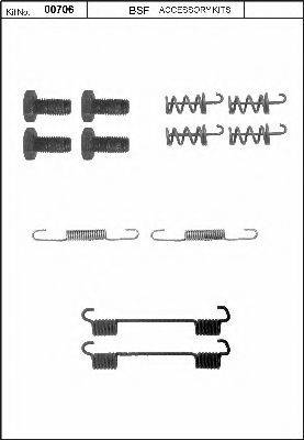 BSF 00706 Комплектуючі, стоянкова гальмівна система