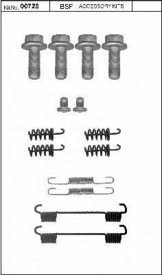 BSF 00728 Комплектуючі, стоянкова гальмівна система