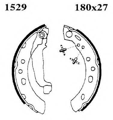 BSF 01529 Комплект гальмівних колодок