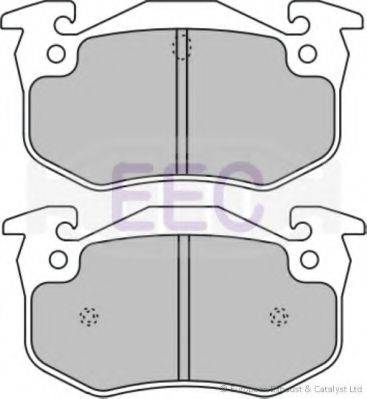 EEC BRP0771 Комплект гальмівних колодок, дискове гальмо