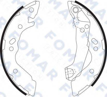 FOMAR FRICTION FO9073 Комплект гальмівних колодок