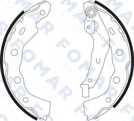 FOMAR FRICTION FO9081 Комплект гальмівних колодок