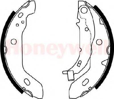 BENDIX 362397B Комплект гальмівних колодок