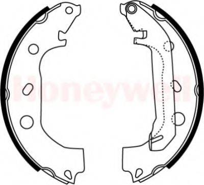 BENDIX 362416B Комплект гальмівних колодок