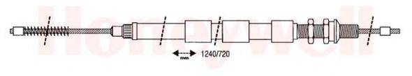 BENDIX 431111B Трос, стоянкова гальмівна система