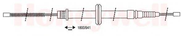 BENDIX 431117B Трос, стоянкова гальмівна система