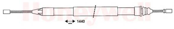 BENDIX 432423B Трос, стоянкова гальмівна система