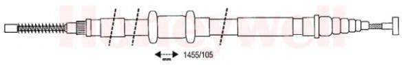 BENDIX 432628B Трос, стоянкова гальмівна система