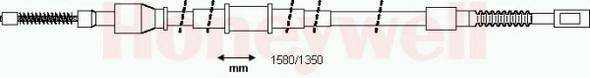 BENDIX 432633B Трос, стоянкова гальмівна система